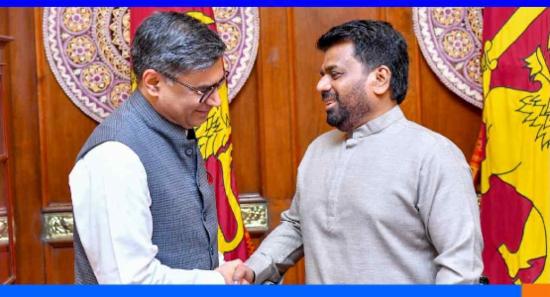 ජනපති සහ ඉන්දීය විදේශ ලේකම් අතර හමුවක්...